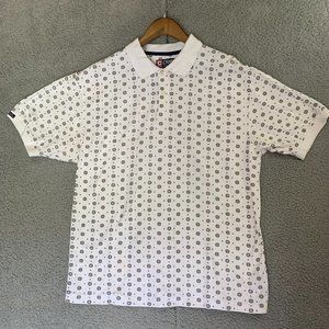 Chaps Ralph Lauren Casual White Collared Polo Shirt . Perfect Condition